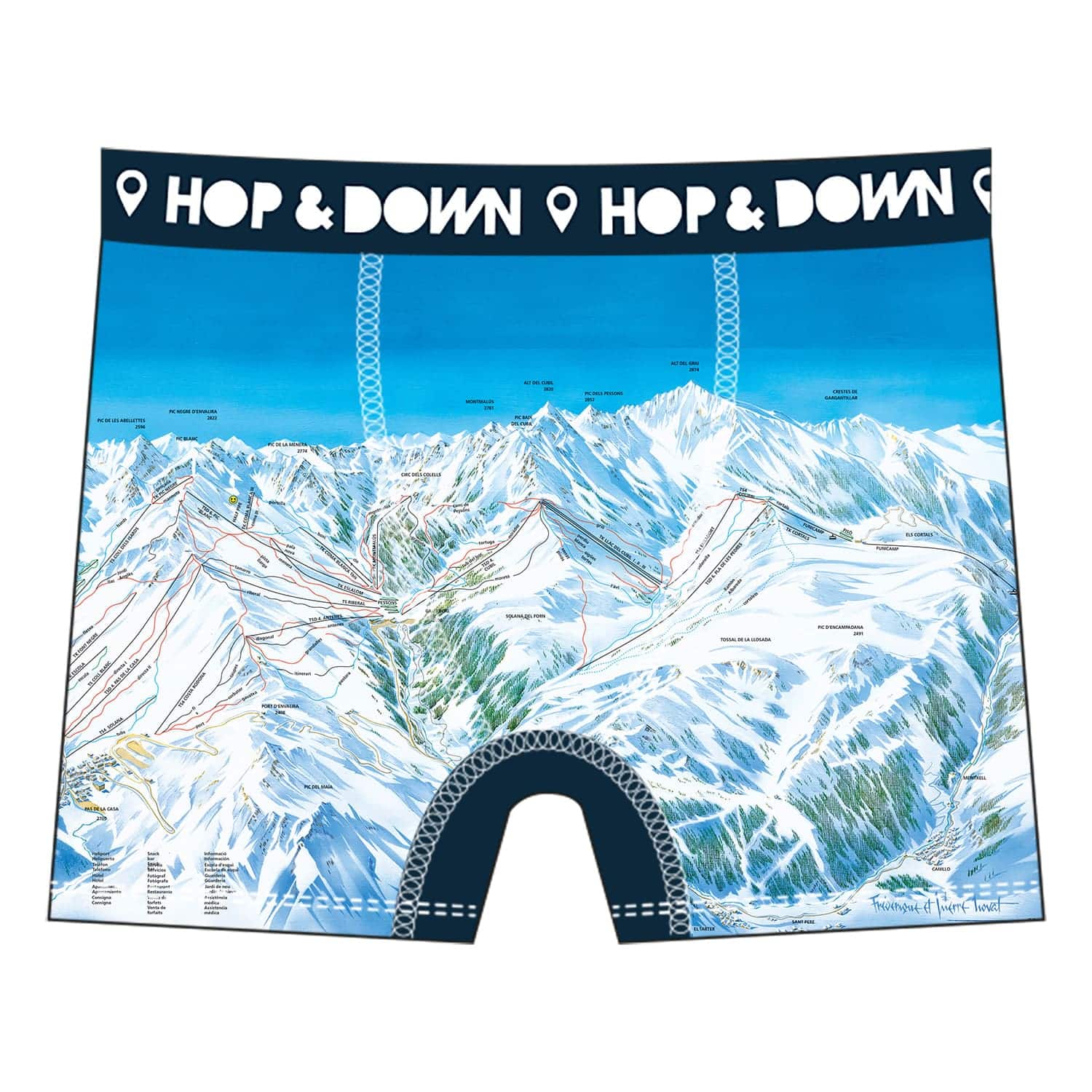 Boxer homme andorre grau roig