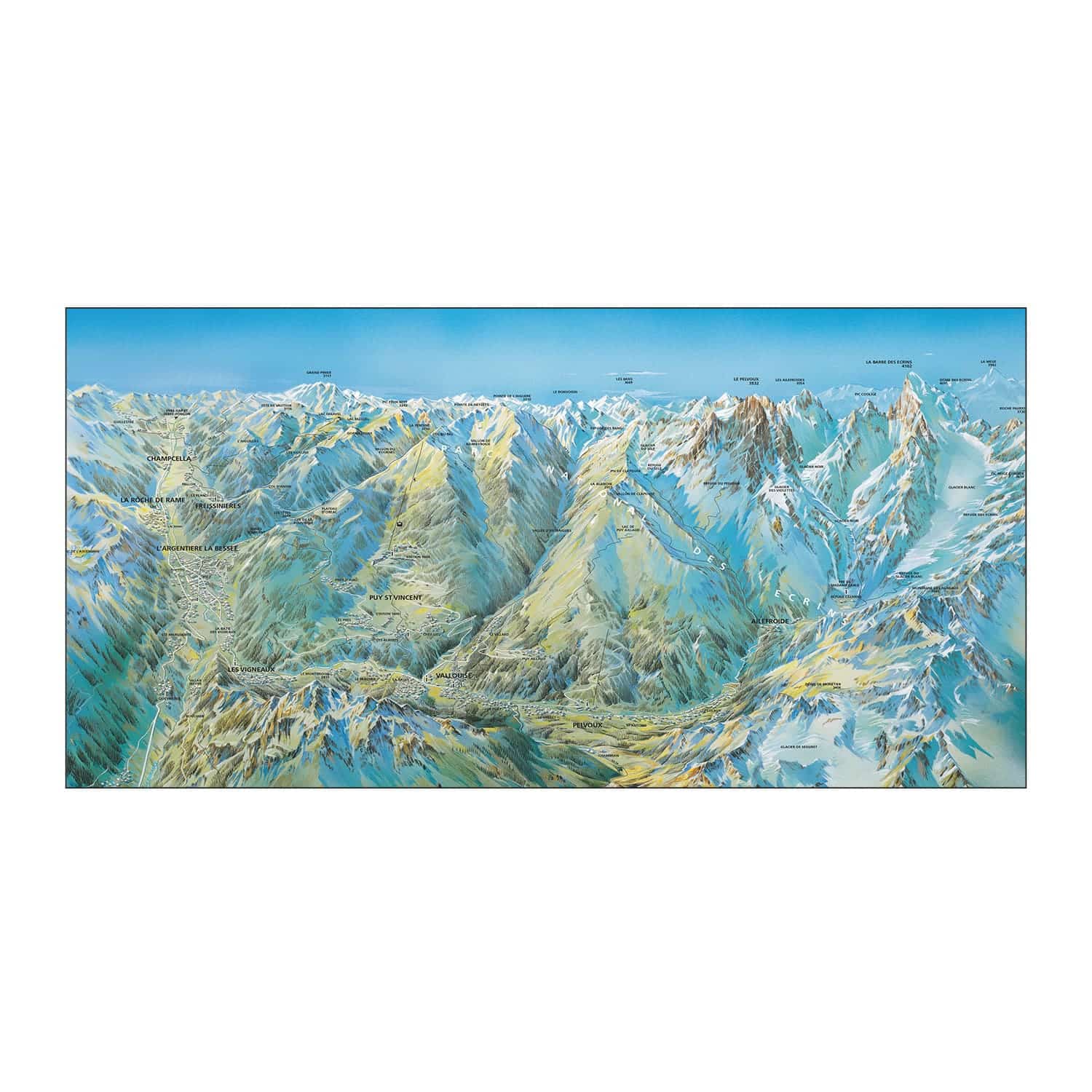 Serviette 70x140 parc des ecrins été