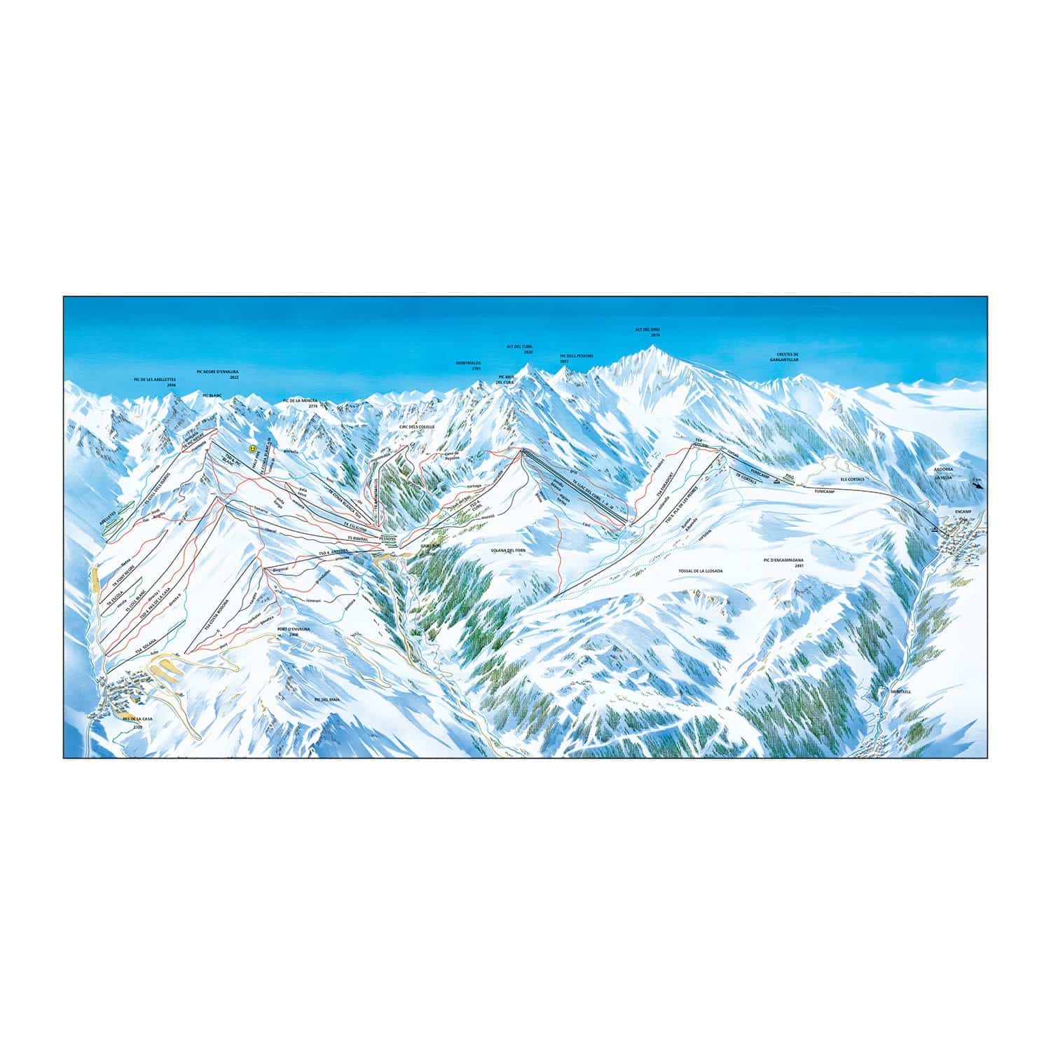 Serviette 70x140 andorre grau roig