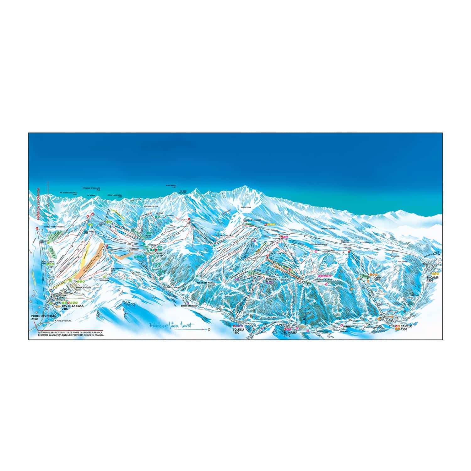 Serviette 70x140 andorre