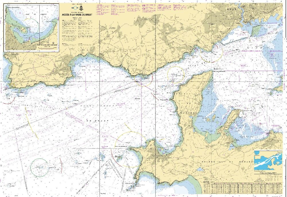 Tour de cou tubulaire Shom Acces à la rade de Brest