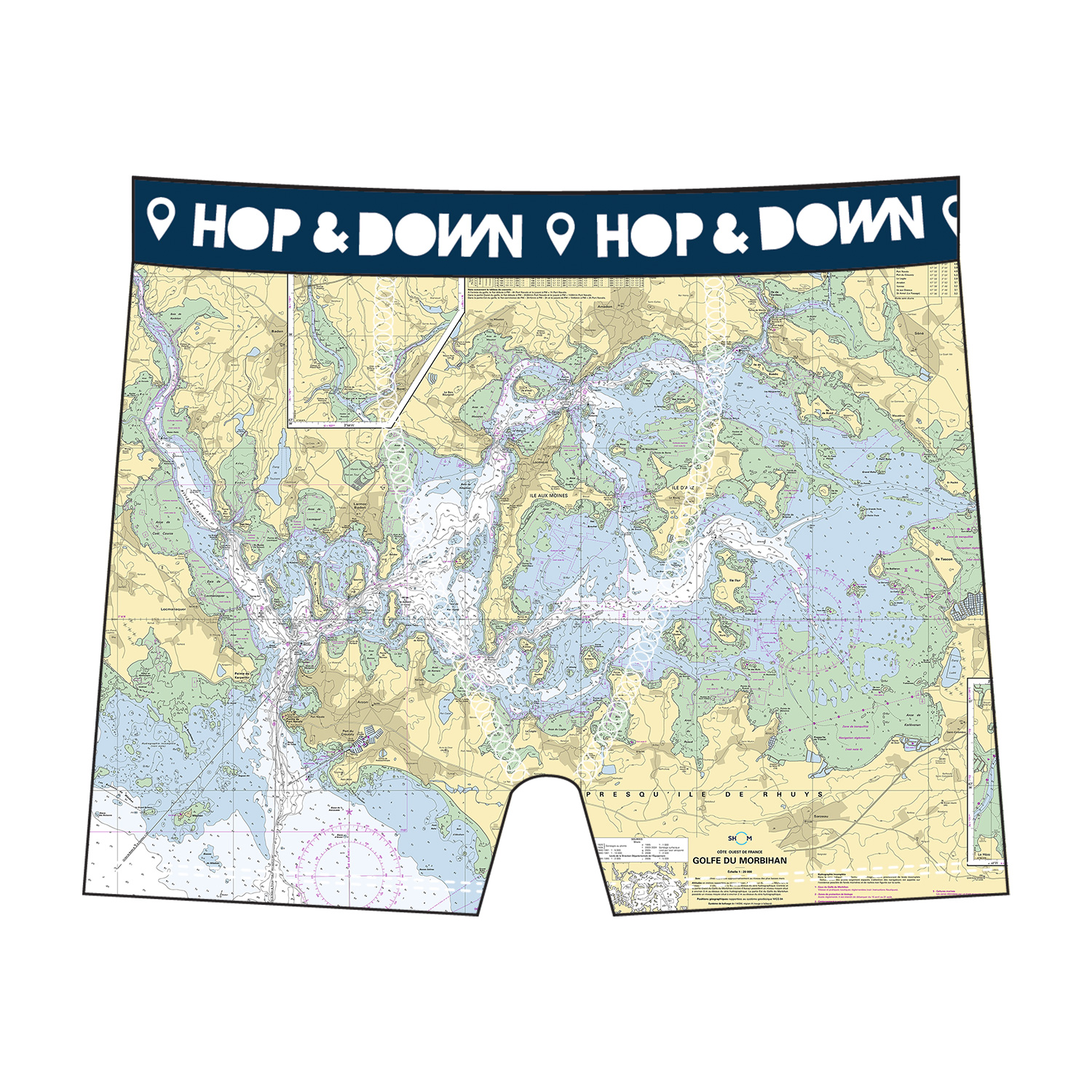 Boxer enfant Shom golfe du Morbbihan