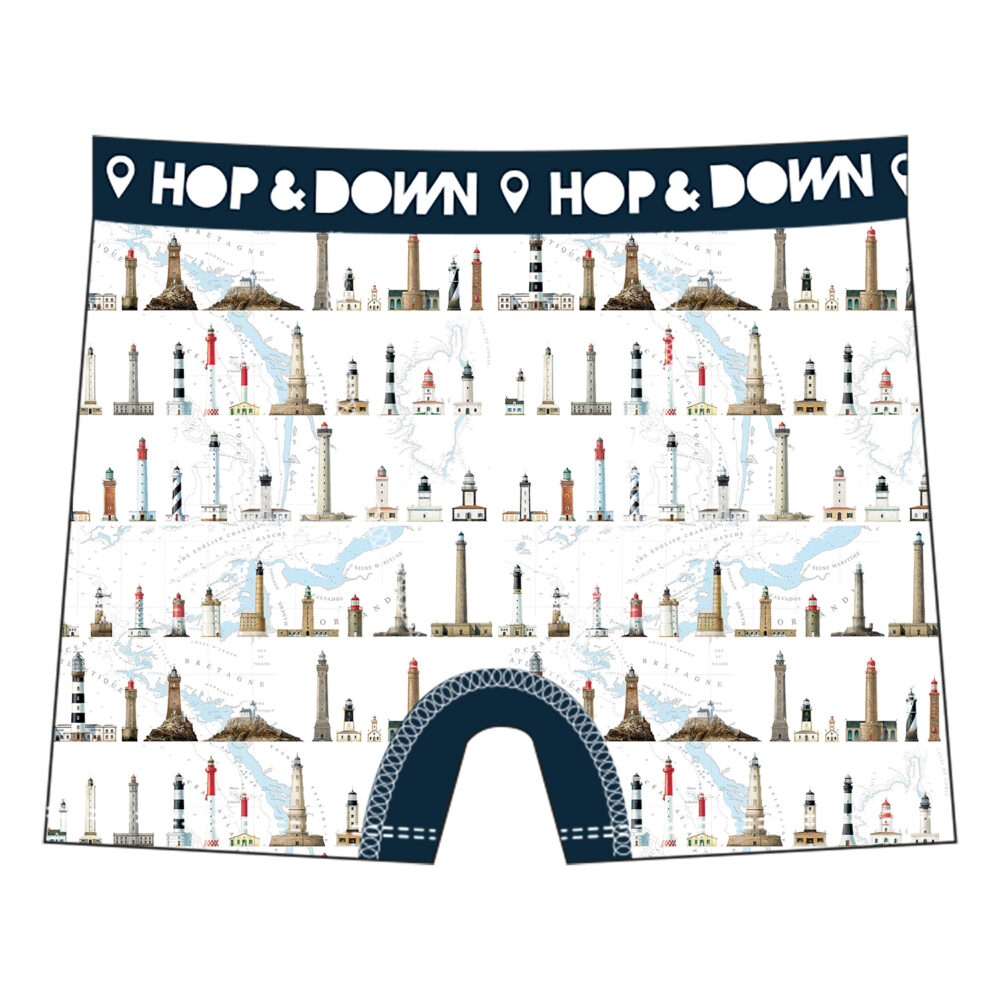 Boxer homme Phares de France
