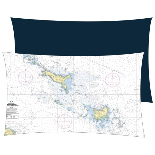 Coussin Shom îles Houat et Hoëdic