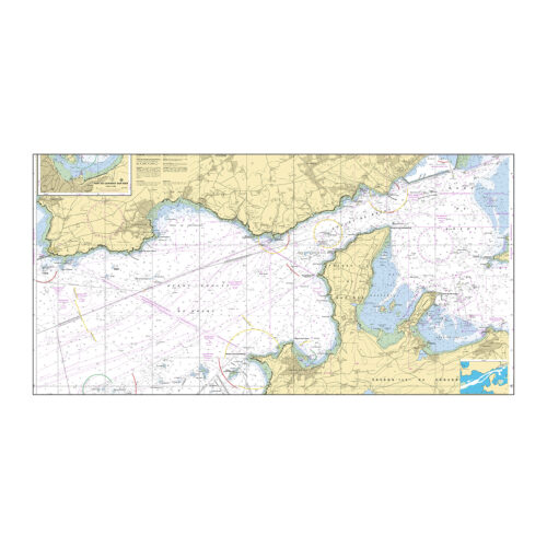 Serviette 70x140 Shom Acces à la rade de Brest