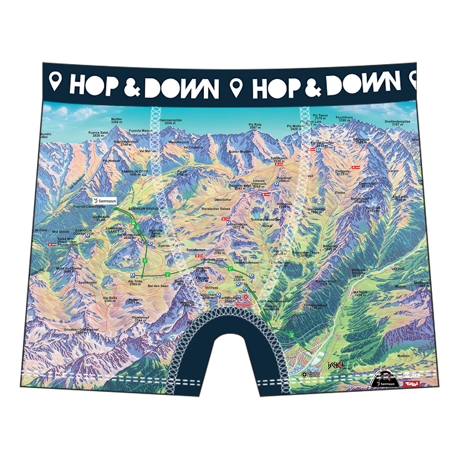 Boxer homme Silvretta Arena - Ischgl Samnaun