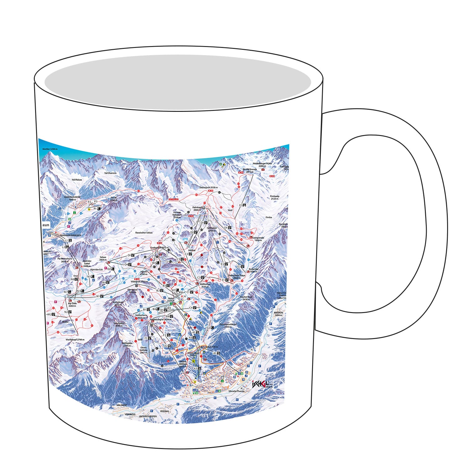 Mug Silvretta Arena - Ischgl Samnaun