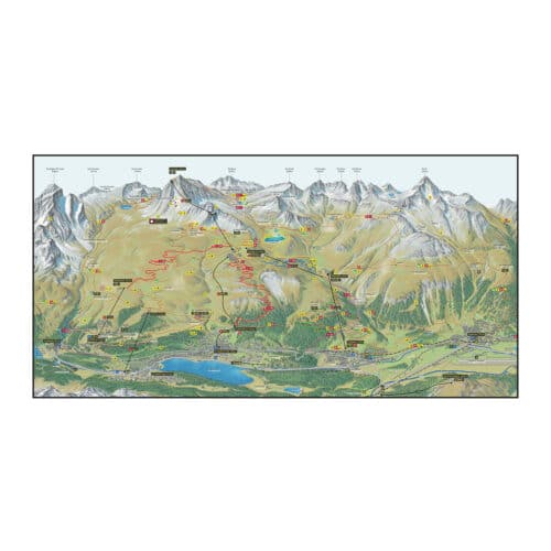 Serviette 70x140 St. Moritz Corviglia