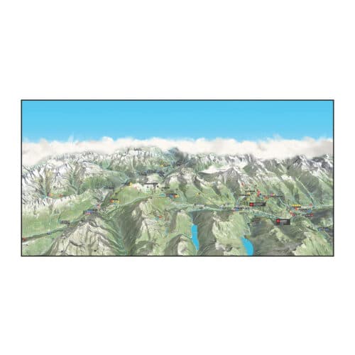 Serviette 70x140 Andermatt Sedrun Disentis