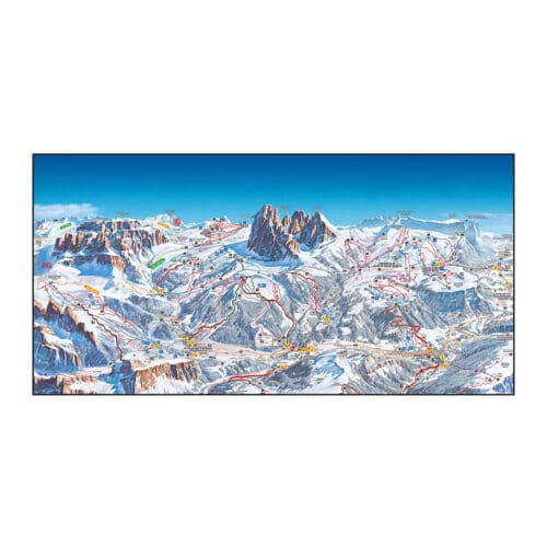 Serviette 70x140 Val Gardena Gröden Seiser Alm