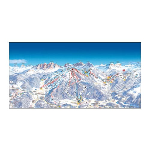 Serviette 70x140 Kronplatz - Plan de Corones