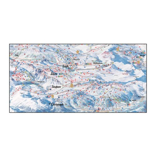 Serviette 70x140 St. Anton Am Arlberg