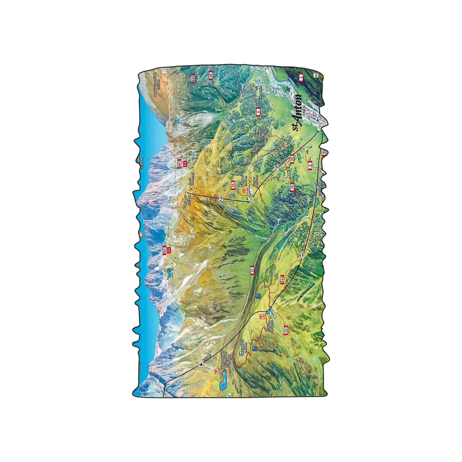 Tour de cou tubulaire St. Anton Am Arlberg