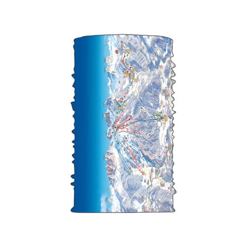 Tour de cou tubulaire Kronplatz - Plan de Corones