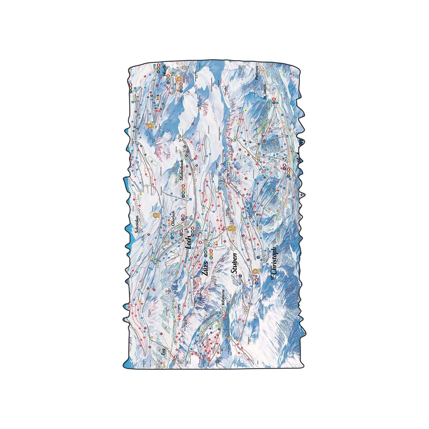 Tour de cou tubulaire St. Anton Am Arlberg